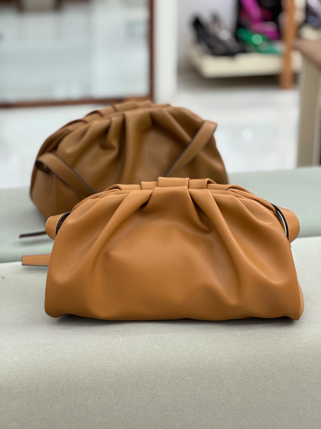 کیف زنانه مدل کلاچ بگ عسلی