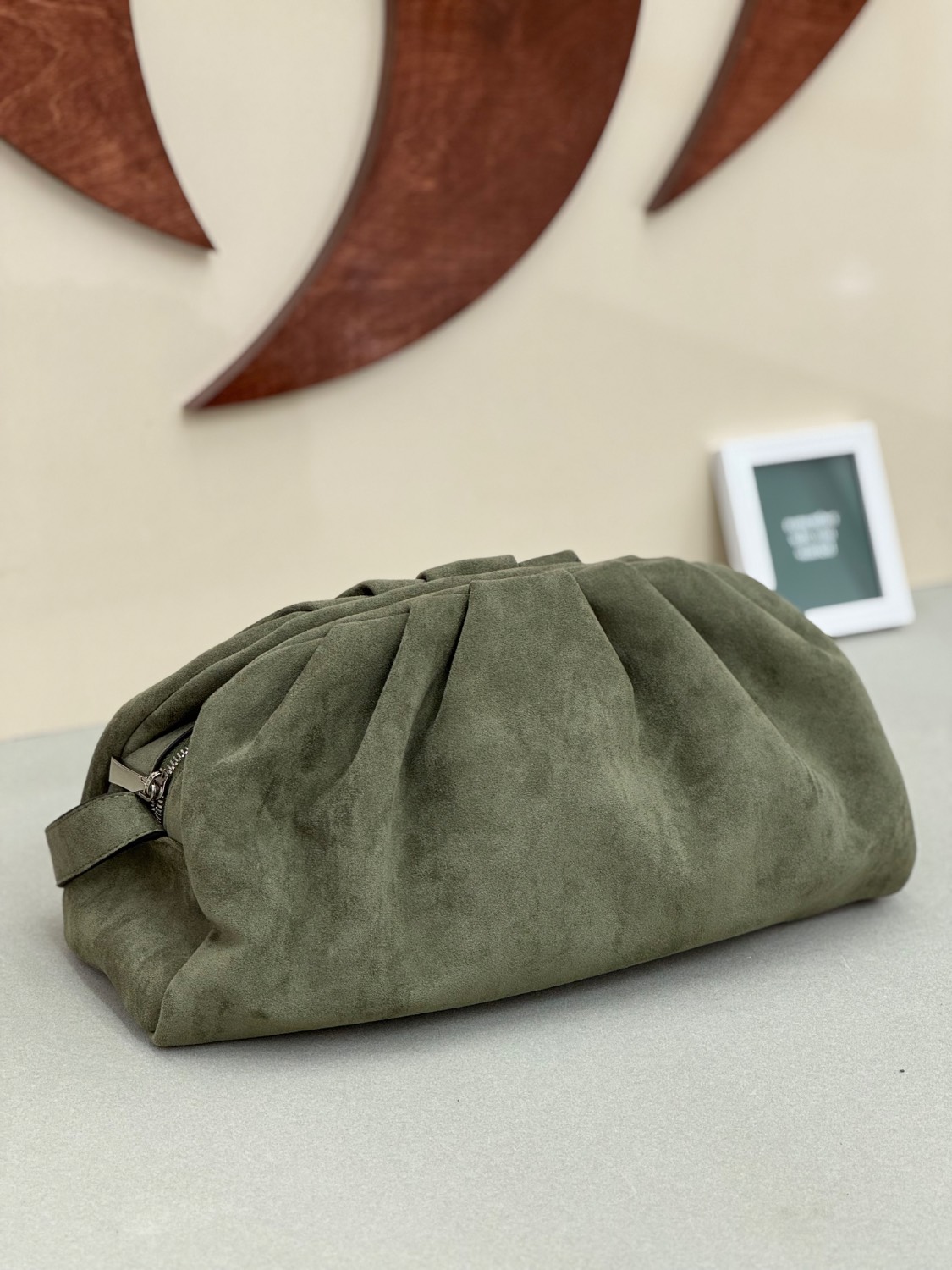 کیف زنانه مدل کلاچ بگ سبز یشمی اشبالت