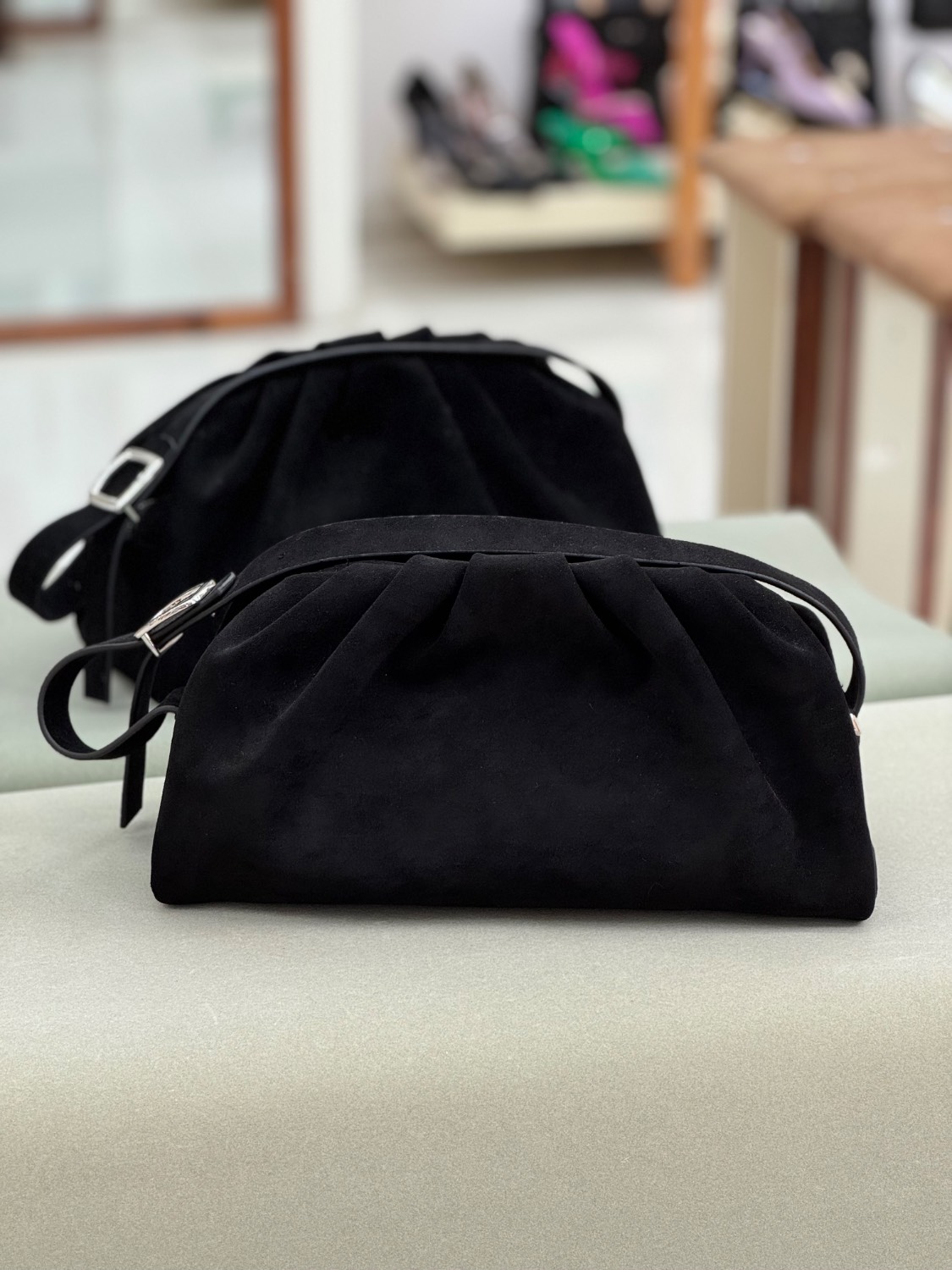 کیف زنانه مدل کلاچ بگ مشکی اشبالت