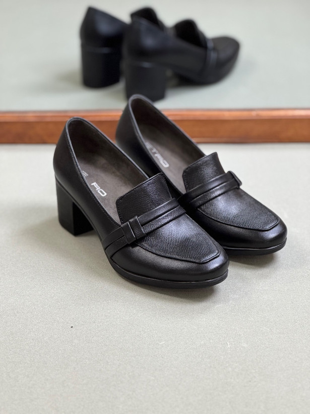 کفش طبی زنانه مدل گرهی پاشنه 5 سانتی