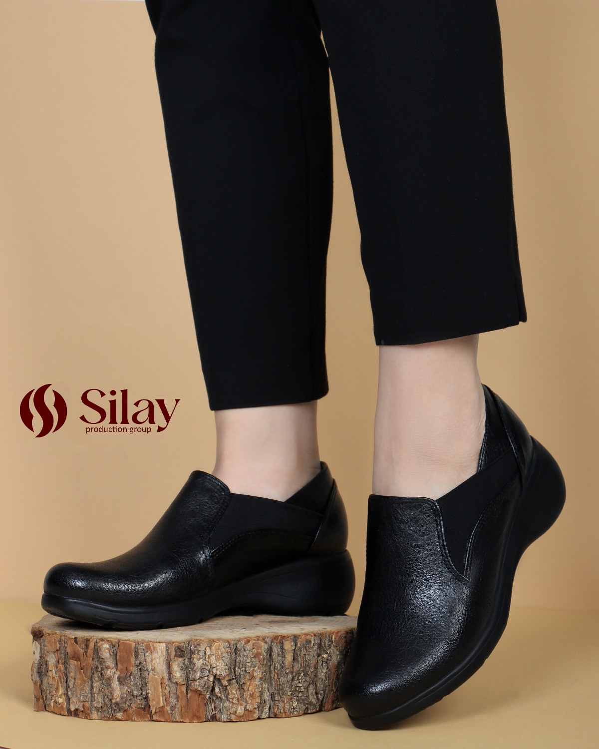 کفش طبی مدل دوکش تونلی لژدار