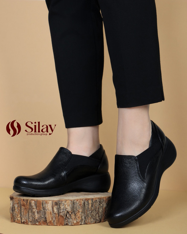 کفش طبی مدل دوکش تونلی لژدار