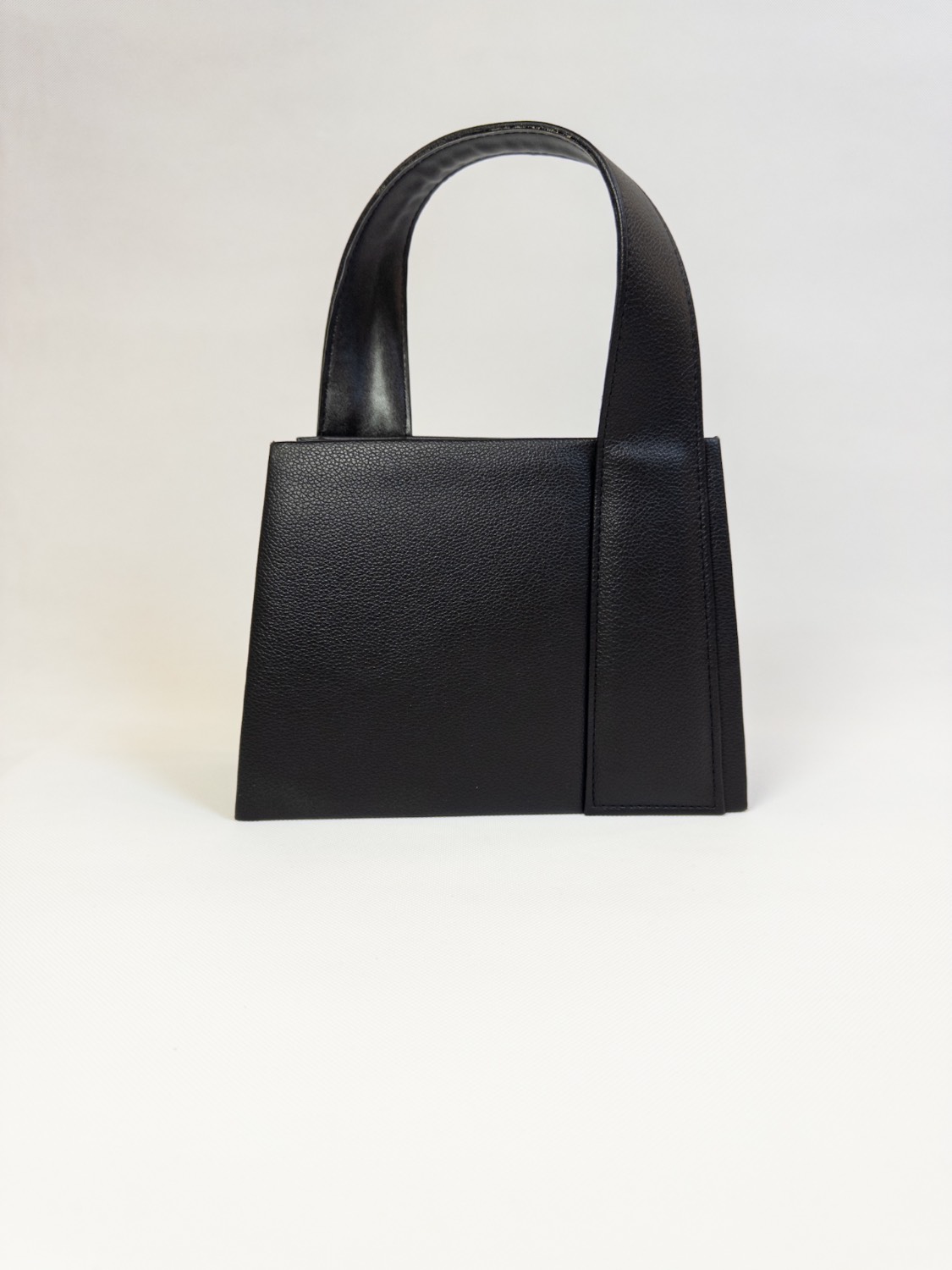 کیف زنانه دسته‌کج چرم مصنوعی رنگ مشکی