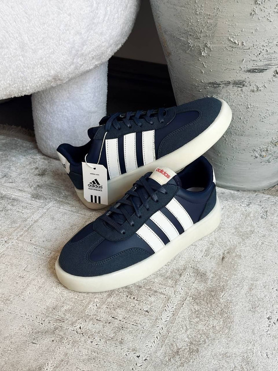 اسپورت سامبا دخترونه سرمه ای سفید