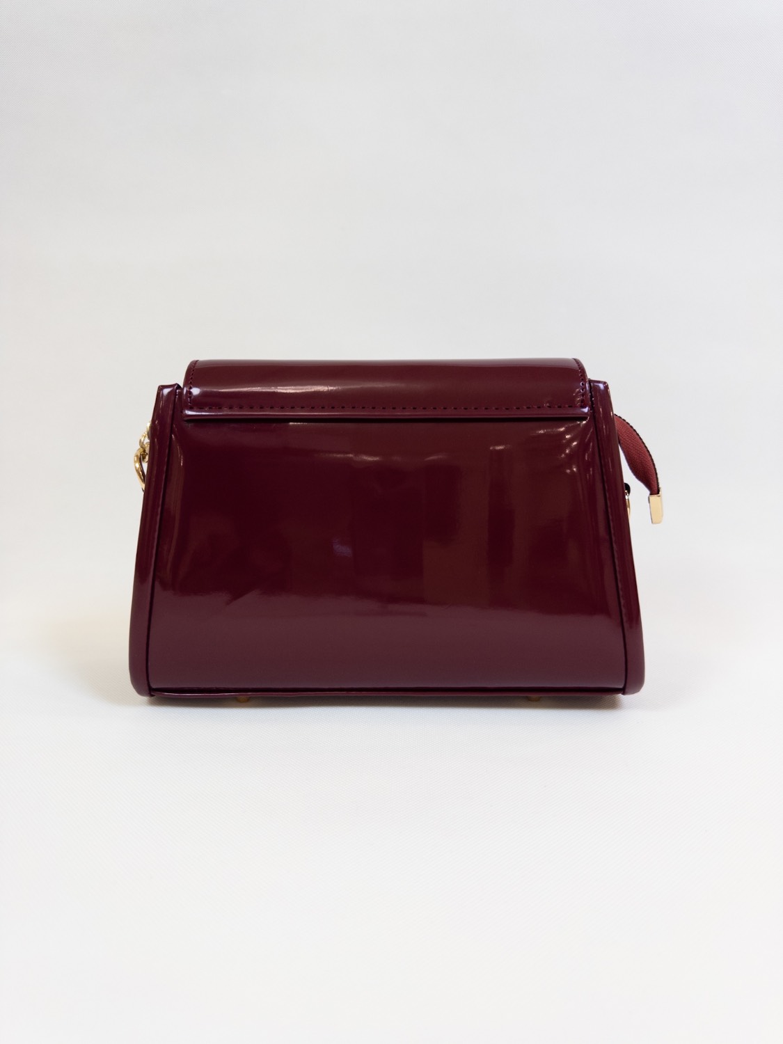 کیف زنانه YSL ورنی شیک و مجلسی زرشکی