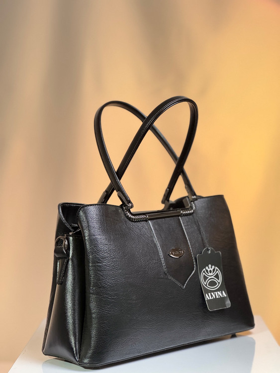 کیف زنانه چرم صنعتی وارداتی رنگ مشکی